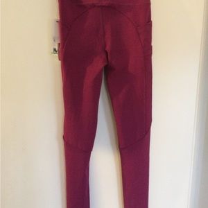 Nicole Miller (NWT) high waist sport leggings in purple, size medium